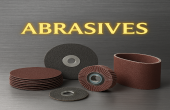Industrial abrasives including cutting discs, sanding belts, and flap wheels supplied by Jones & Clark Ltd Burton-on-Trent